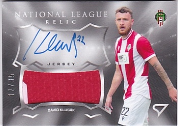 David Klusak Viktoria Zizkov SportZoo Chance Narodni Liga 2025/26 National League Relic /35 #NR-DK