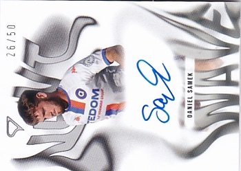 Daniel Samek Artis Brno SportZoo Chance Narodni Liga 2025/26 Next Wave Light Gold Auto /50 #NWS-DS