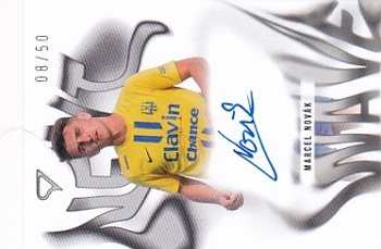 Marcel Novak Opava SportZoo Chance Narodni Liga 2025/26 Next Wave Light Gold Auto /50 #NWS-MN