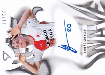 Tadeas Korycan Kromeriz SportZoo Chance Narodni Liga 2025/26 Next Wave Light Gold Auto /50 #NWS-TK