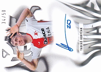 Tadeas Korycan Kromeriz SportZoo Chance Narodni Liga 2025/26 Next Wave Light Gold Auto /50 #NWS-TK