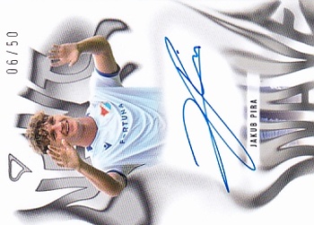 Jakub Pira Banik Ostrava B SportZoo Chance Narodni Liga 2025/26 Next Wave Light Gold Auto /50 #NWS-JP