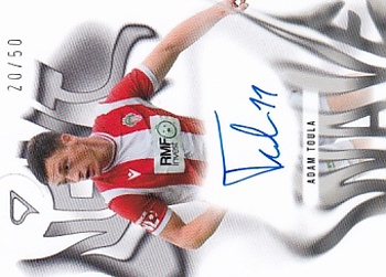 Adam Toula Viktoria Zizkov SportZoo Chance Narodni Liga 2025/26 Next Wave Light Gold Auto /50 #NWS-AT