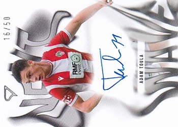 Adam Toula Viktoria Zizkov SportZoo Chance Narodni Liga 2025/26 Next Wave Light Gold Auto /50 #NWS-AT