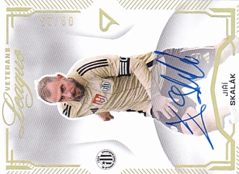 Jiri Skalak Ceske Budejovice SportZoo Chance Narodni Liga 2025/26 League Veterans Gold Auto Prism /25 #LV-7