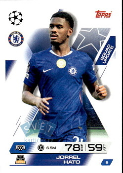 Jorrel Hato Chelsea Topps Match Attax EXTRA UEFA Club Competitions 2025/26 Squad Update #8