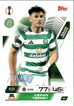 Kieran Tierney Celtic Glasgow Topps Match Attax EXTRA UEFA Club Competitions 2025/26 Squad Update #67