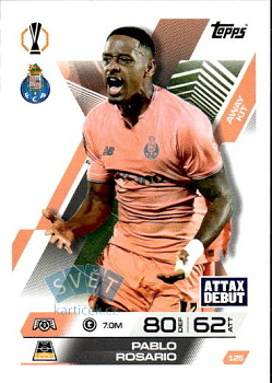 Pablo Rosario FC Porto Topps Match Attax EXTRA UEFA Club Competitions 2025/26 Away Kit #125