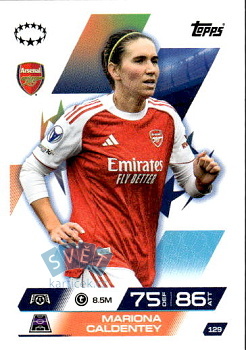 Mariona Caldentey Arsenal Topps Match Attax EXTRA UEFA Club Competitions 2025/26 UEFA Women's Champions League #129