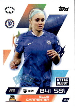 Ellie Carpenter Chelsea Topps Match Attax EXTRA UEFA Club Competitions 2025/26 UEFA Women's Champions League #134