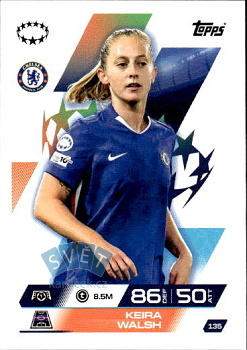 Kiera Walsh Chelsea Topps Match Attax EXTRA UEFA Club Competitions 2025/26 UEFA Women's Champions League #135