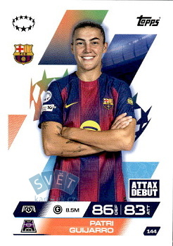 Patri Guijarro FC Barcelona Topps Match Attax EXTRA UEFA Club Competitions 2025/26 UEFA Women's Champions League #144