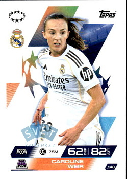Caroline Weir Real Madrid Topps Match Attax EXTRA UEFA Club Competitions 2025/26 UEFA Women's Champions League #148