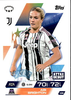 Abi Brighton Juventus FC Topps Match Attax EXTRA UEFA Club Competitions 2025/26 UEFA Women's Champions League #166