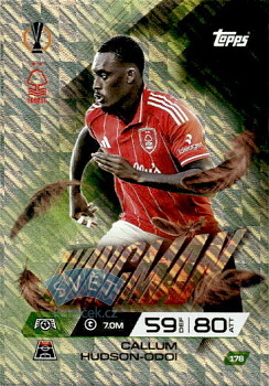 Callum Hudson-Odoi Nottingham Forest Topps Match Attax EXTRA UEFA Club Competitions 2025/26 Wingman #178
