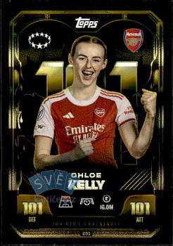 Chloe Kelly Arsenal Topps Match Attax EXTRA UEFA Club Competitions 2025/26 100 Club UEFA Women's Champions League #291