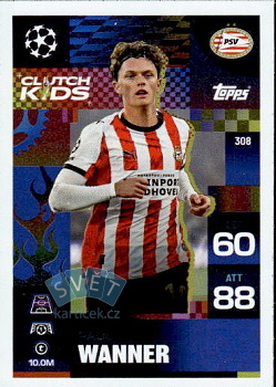 Paul Wanner PSV Eindhoven Topps Match Attax EXTRA UEFA Club Competitions 2025/26 Clutch Kids #308