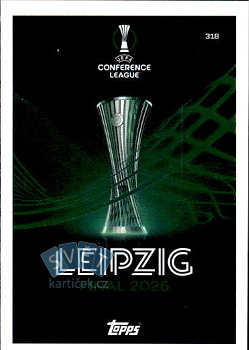 UEFA Europa Conference League - Leipzig  Topps Match Attax EXTRA UEFA Club Competitions 2025/26 UEFA 2026 Finals #318