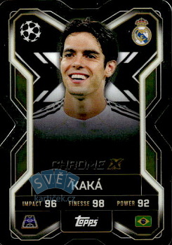 Kaka Real Madrid Topps Match Attax EXTRA UEFA Club Competitions 2025/26 Chrome X #CX5