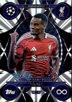 Alexander Isak Liverpool Topps Match Attax EXTRA UEFA Club Competitions 2025/26 Infinity #IN1