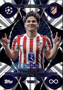 Julian Alvarez Atletico Madrid Topps Match Attax EXTRA UEFA Club Competitions 2025/26 Infinity #IN6