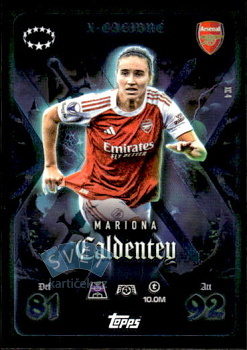 Mariona Caldentey Arsenal Topps Match Attax EXTRA UEFA Club Competitions 2025/26 X-Calibre #XC4
