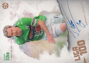 Tomas Cizek Jablonec Supr Cards Liga 100 2. serie GOLD /13 #CI-TO