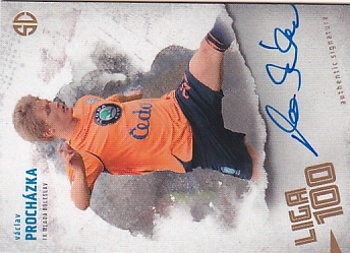Vaclav Prochazka FK Mlada Boleslav Supr Cards Liga 100 2. serie GOLD /15 #PR-VA
