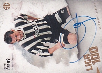 Pavel Cerny Hradec Kralove Supr Cards Liga 100 2. serie GOLD /14 #CE-PA