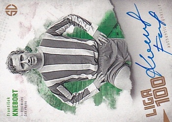 Frantisek Knebort Bohemians Praha Supr Cards Liga 100 2. serie GOLD /14 #KN-FR