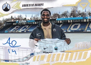 Augustin Drakpe Liberec SportZoo Chance Liga 2025/26 2. serie New Beginning Auto /45 #NBS-AD