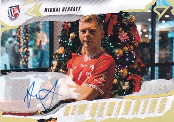 Michal Hlavaty Pardubice SportZoo Chance Liga 2025/26 2. serie New Beginning Auto /45 #NBS-HL