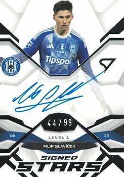 Filip Slavicek Sigma Olomouc SportZoo Chance Liga 2025/26 2. serie Signed Stars - Level 1 /99 #SL1-FS