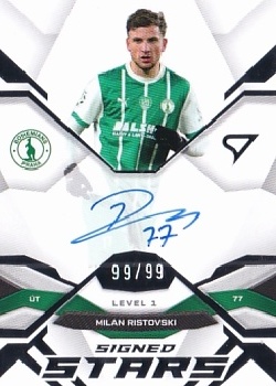 Milan Ristovski Bohemians Praha SportZoo Chance Liga 2025/26 2. serie Signed Stars - Level 1 /99 #SL1-MR