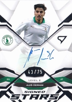 Ales Cermak Bohemians Praha SportZoo Chance Liga 2025/26 2. serie Signed Stars - Level 2 /75 #SL2-AC