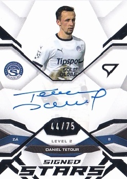 Daniel Tetour Slovacko SportZoo Chance Liga 2025/26 2. serie Signed Stars - Level 2 /75 #SL2-DT