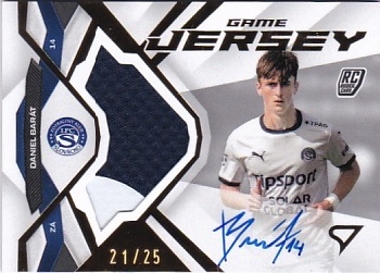 Daniel Barat Slovacko SportZoo Chance Liga 2025/26 2. serie Game Jersey Auto /25 #GJ-DB