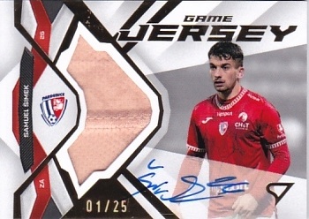 Samuel Simek Pardubice SportZoo Chance Liga 2025/26 2. serie Game Jersey Auto /25 #GJ-SI
