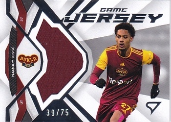 Namory Cisse Dukla Praha SportZoo Chance Liga 2025/26 2. serie Game Jersey /75 #GJ-NC