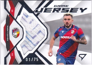 Tomas Ladra Viktoria Plzen SportZoo Chance Liga 2025/26 2. serie Game Jersey /75 #GJ-TL