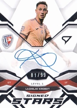 Ladislav Krobot Pardubice SportZoo Chance Liga 2025/26 2. serie Signed Stars - Level 1 /99 #SL1-LK