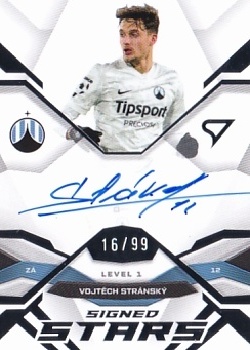 Vojtech Stransky Liberec SportZoo Chance Liga 2025/26 2. serie Signed Stars - Level 1 /99 #SL1-ST