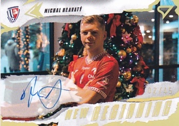 Michal Hlavaty Pardubice SportZoo Chance Liga 2025/26 2. serie New Beginning Auto /45 #NBS-HL