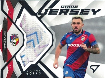 Tomas Ladra Viktoria Plzen SportZoo Chance Liga 2025/26 2. serie Game Jersey /75 #GJ-TL
