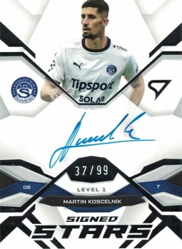 Martin Koscelnik Slovacko SportZoo Chance Liga 2025/26 2. serie Signed Stars - Level 1 /99 #SL1-MK