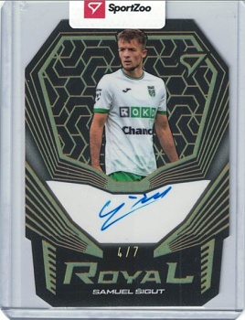 Samuel Sigut Karvina SportZoo Chance Liga 2025/26 2. serie Royal Reward /7 #RR-SS