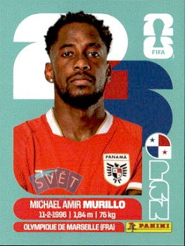 Michael Amir Murillo Panama samolepka Panini World Cup 2026 #PAN6