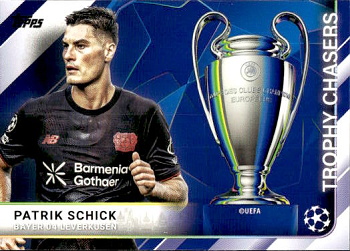 Patrik Schick Bayer 04 Leverkusen Topps UEFA Club Competitions 2025/26 Trophy Chasers #TC-15