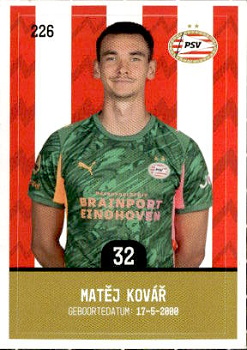 Matej Kovar PSV Eindhoven samolepka Plus Eredivisie 2025/26 #226