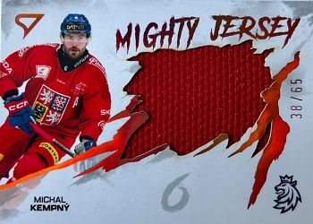 Michal Kempny Reprezentace Hokejove Cesko 2026 SportZoo Mighty Jersey Red Copper /65 #MJ-MK